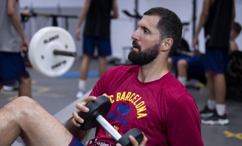 Mirotic ya trabaja en el gimnasio