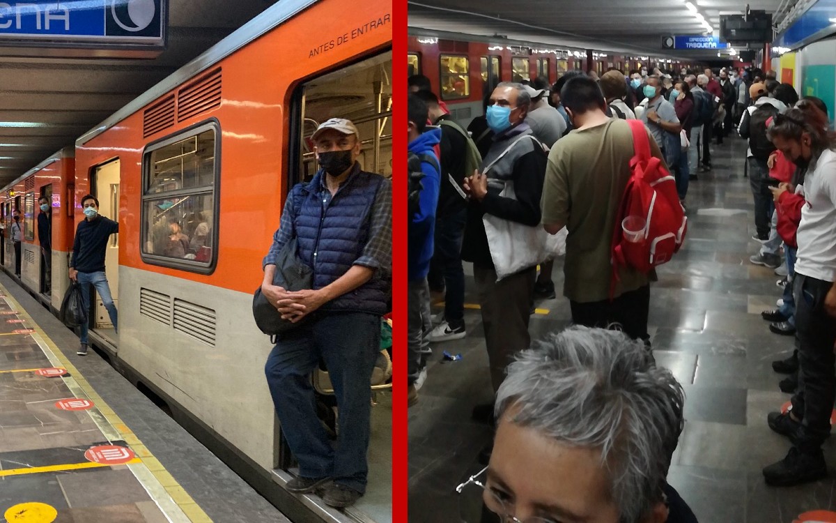 Mueren 2 personas luego de presuntamente arrojarse a las vías del Metro de la CDMX
