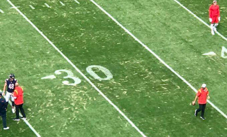 NFL: Soldier Field preocupa a jugadores por las malas condiciones del emparrillado | Tuit