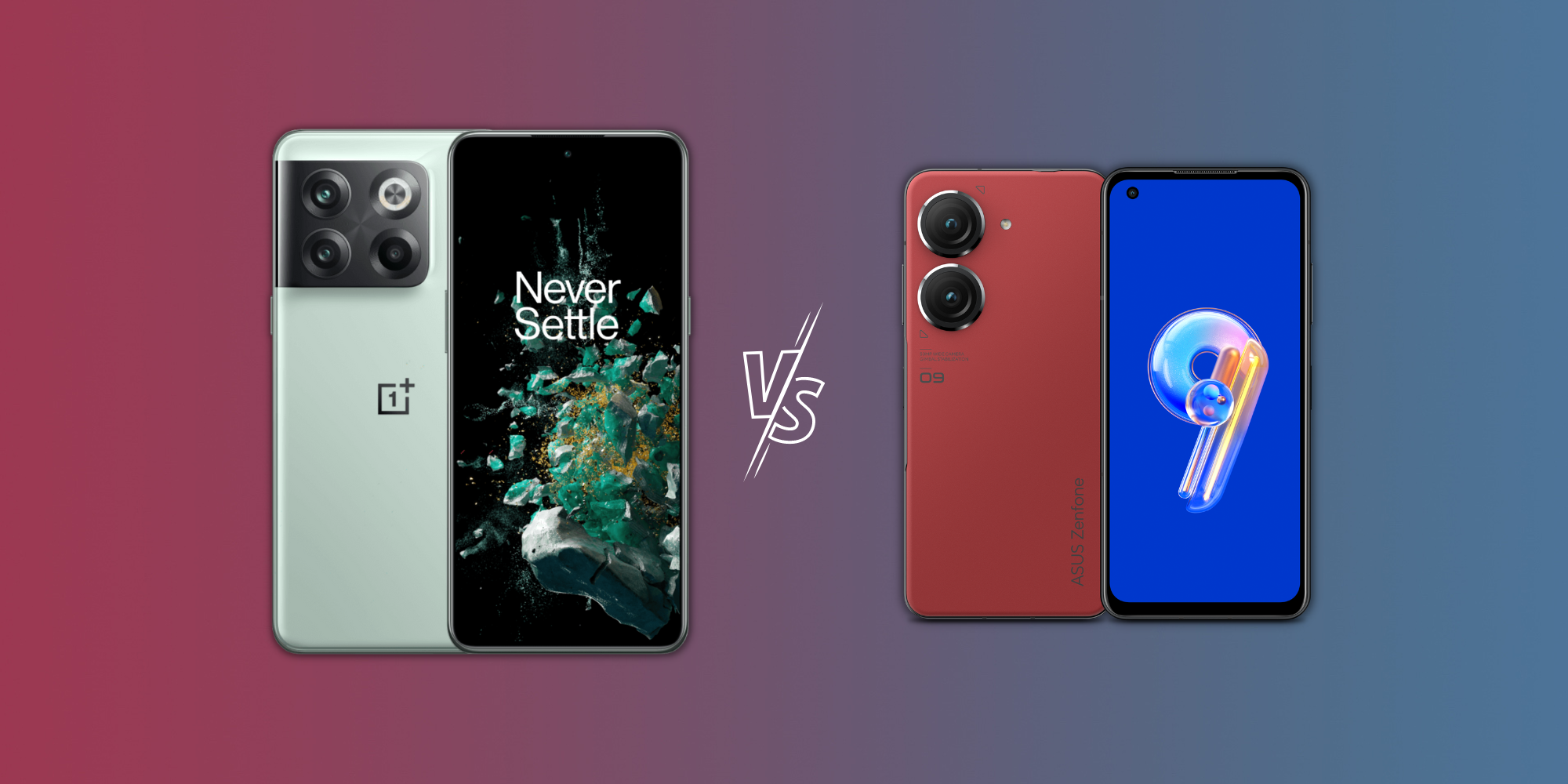 OnePlus 10T vs.  Asus Zenfone 9: ¿Qué teléfono Snapdragon 8+ Gen 1 es el mejor?