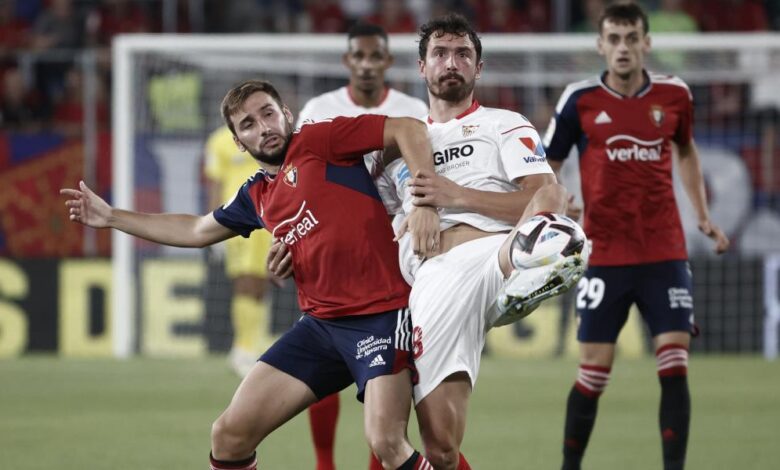 Osasuna se avanza con un polémico gol de penalti