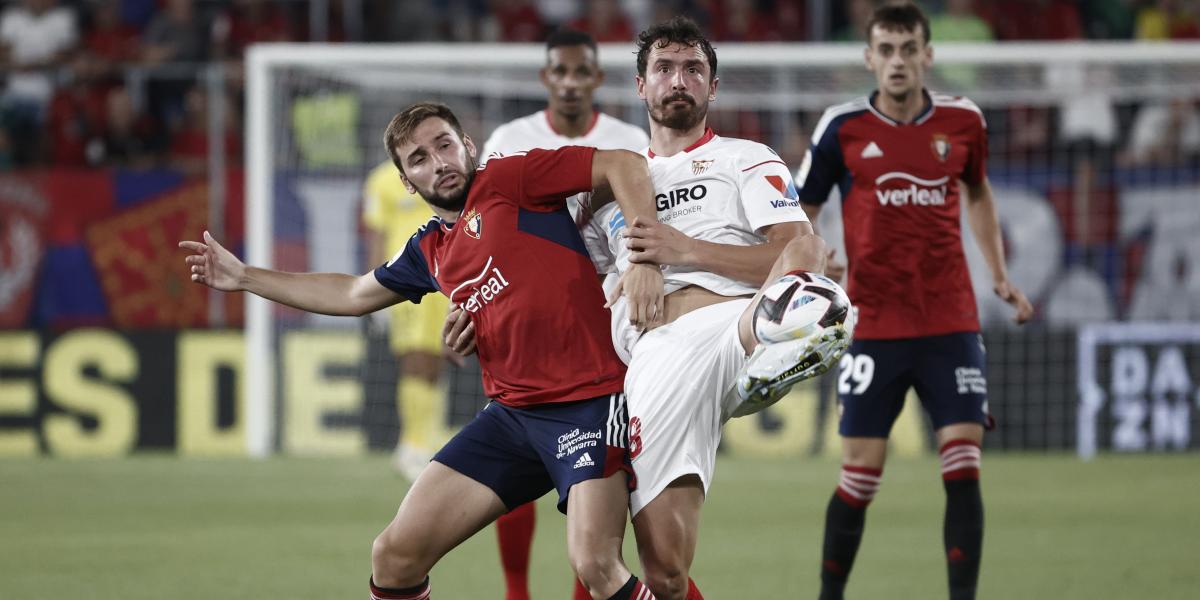 Osasuna se avanza con un polémico gol de penalti