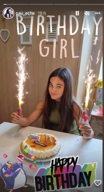 Paula Echevarría en el cumpleaños de su hija / Instagram