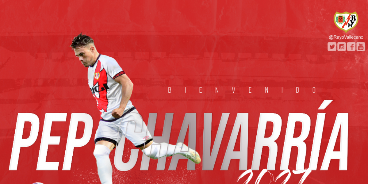 Pep Chavarría, nuevo jugador del Rayo Vallecano