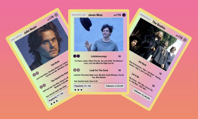 PokéPlaylist de Spotify: Cómo ver a tus artistas favoritos como tarjetas Pokémon