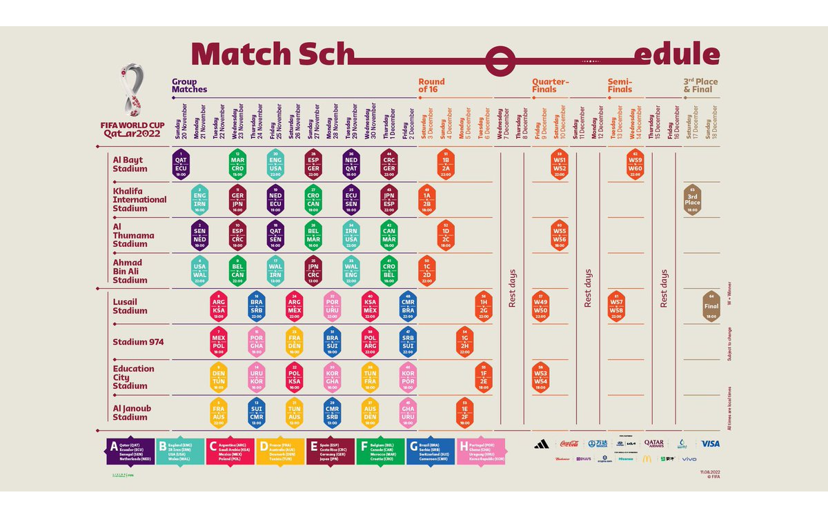 Qatar 2022: Adelanta FIFA la inauguración del Mundial | Tuit