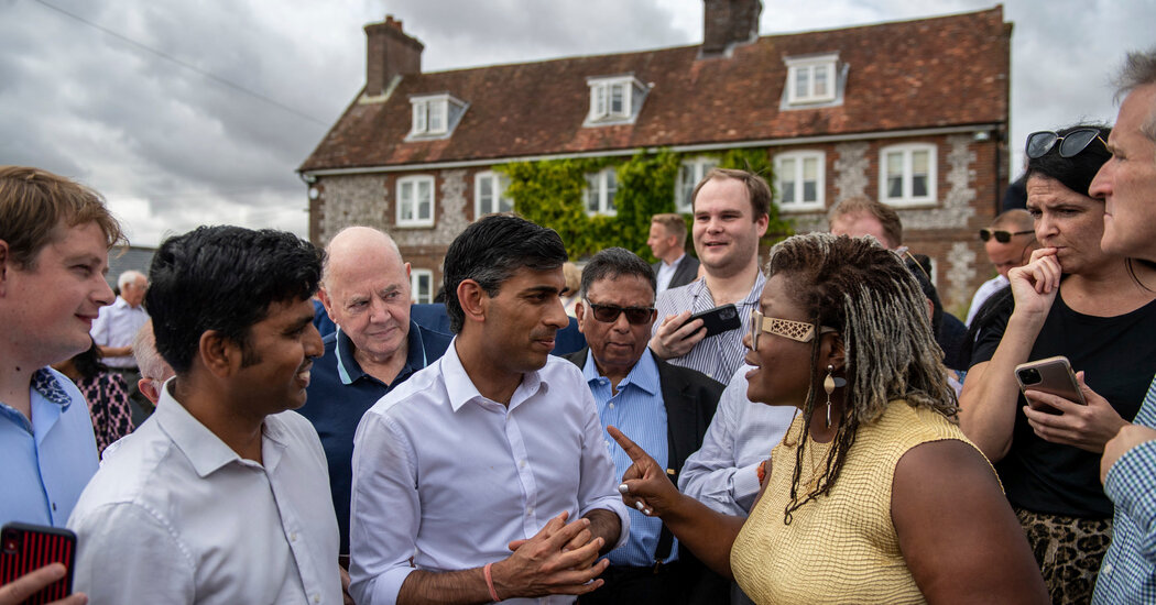 Rishi Sunak tiene un currículum estelar.  No lo está ayudando a reemplazar a Boris Johnson.