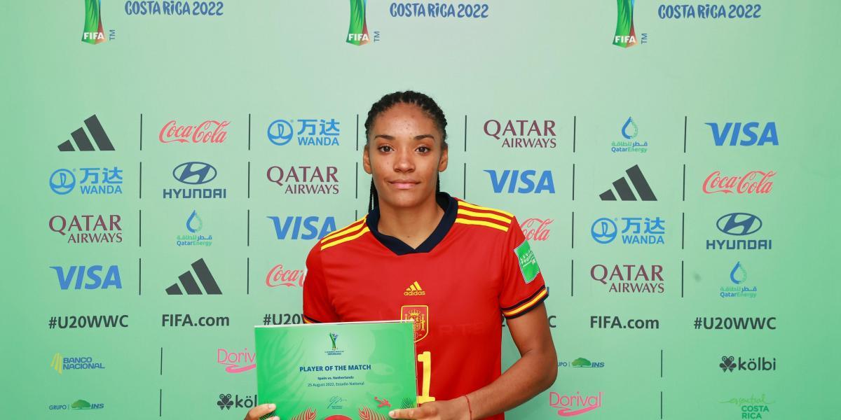 Salma Paralluelo, MVP de la semifinal España-Países Bajos