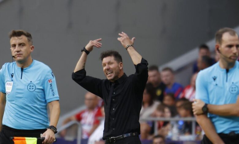 Simeone: "¿El mercado? Ojalá podamos seguir así y si sale uno que venga otro"