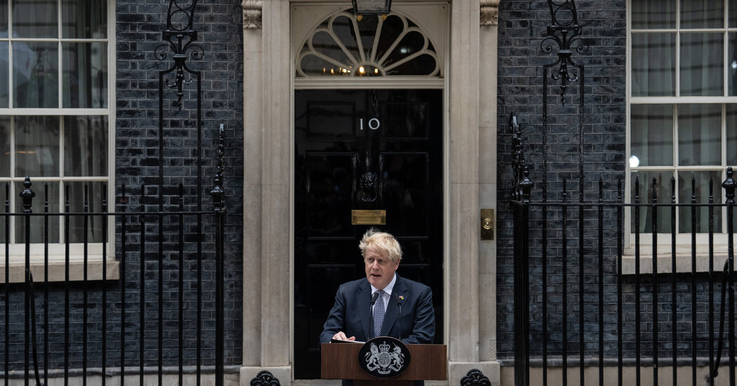 Suave en esa buena noche?  No Boris Johnson.