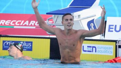 Supera David Popovici el récord mundial de César Cielo en los 100 metros libres | Video