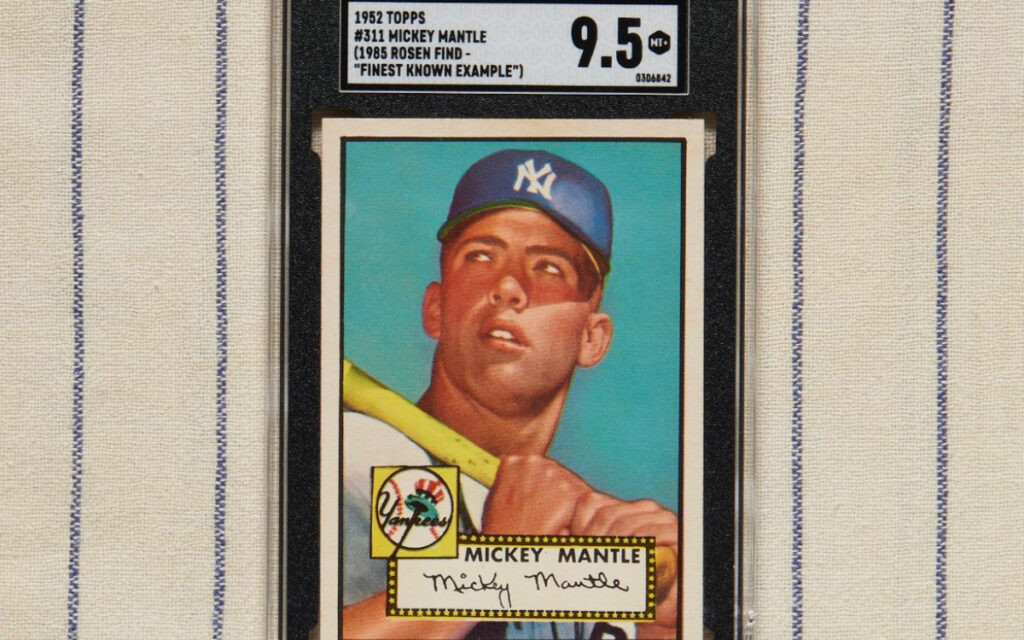 Tarjeta de Mickey Mantle se vende por 12.6 millones de dólares | Tuit
