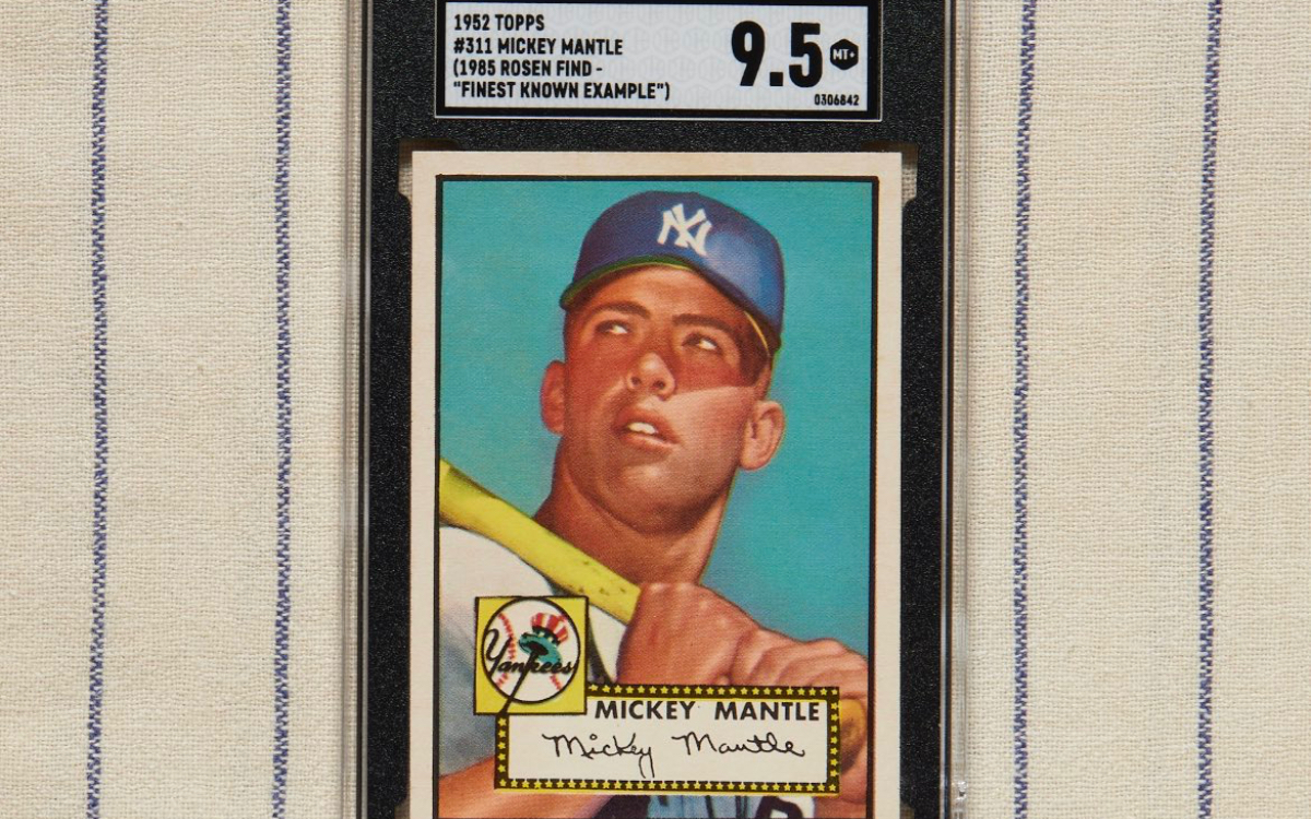 Tarjeta de Mickey Mantle se vende por 12.6 millones de dólares | Tuit
