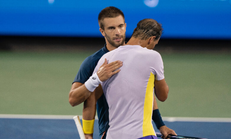 Tenis: Borna Coric gana en primera ronda y arruina el regreso de Nadal a las pistas | Video