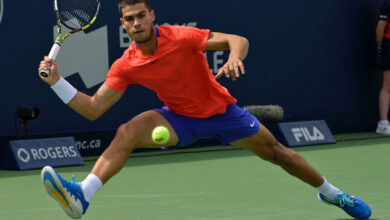 Tenis: Carlos Alcaraz avanza a cuarto en Cincinnati con barrida sobre Cilic | Video