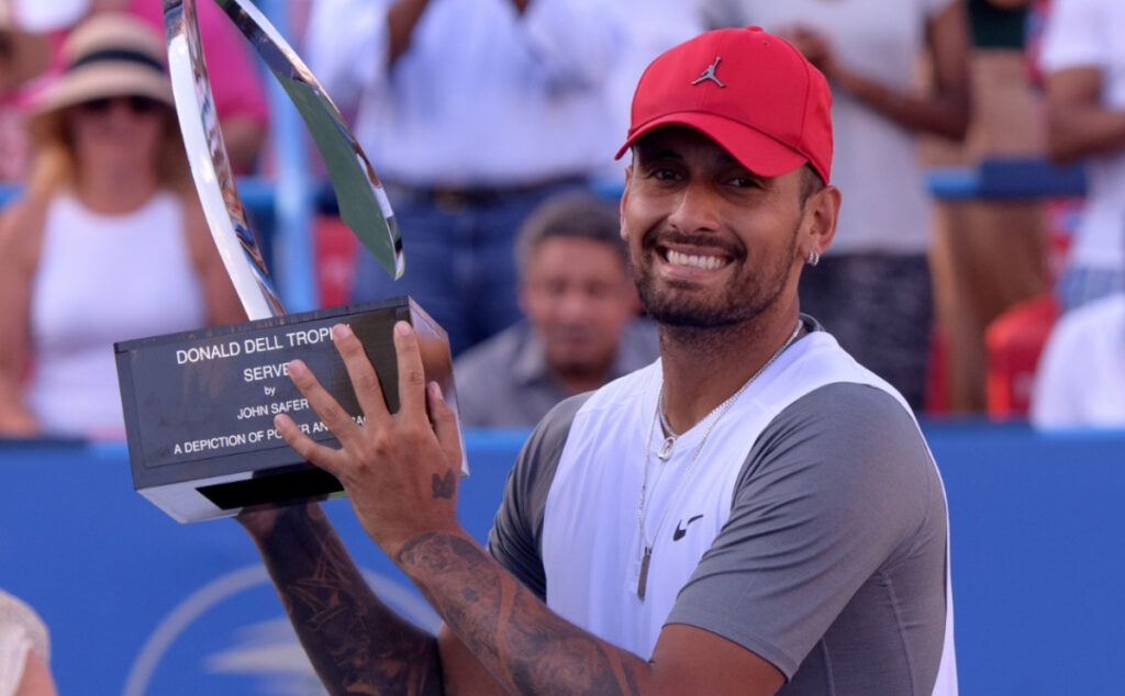 Tenis: Nick Kyrgios se corona campeón del Torneo de Washington con doblete | Video