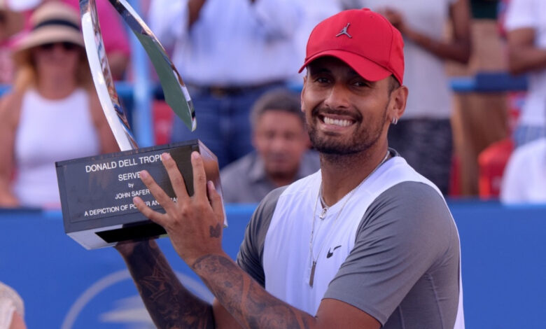 Tenis: Nick Kyrgios se corona campeón del Torneo de Washington con doblete | Video