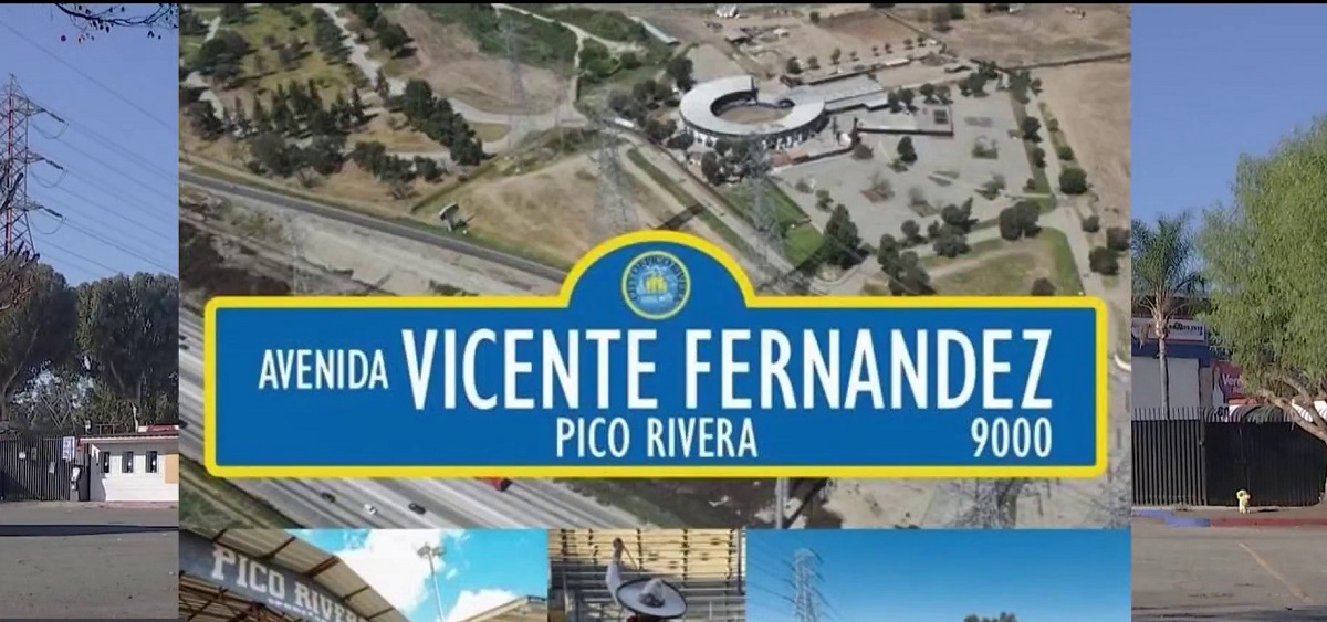 Todo listo para inaugurar la Calle de Vicente Fernández en Pico Rivera