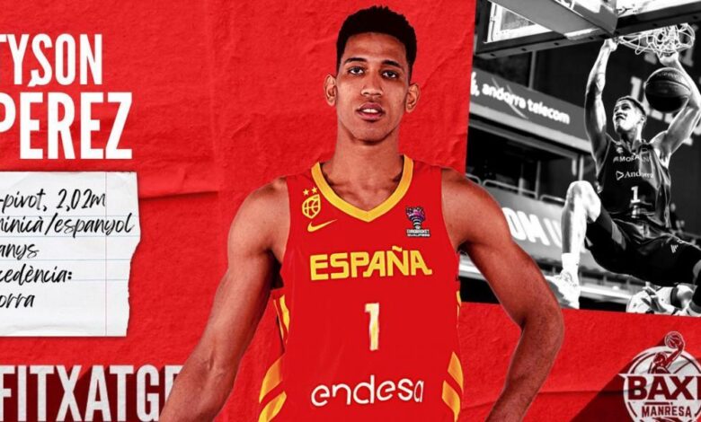 Tyson Pérez jugará cedido en el Baxi Manresa la próxima temporada