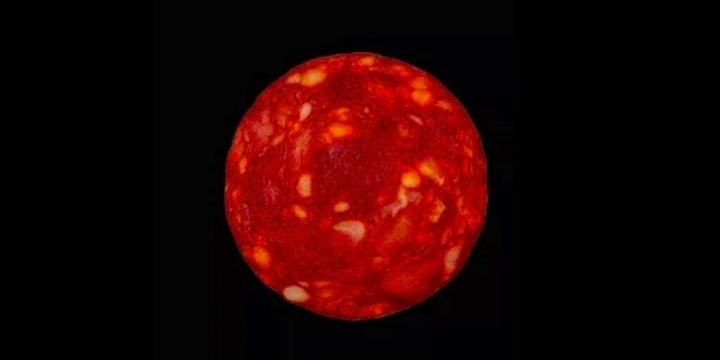 Un científico, obligado a pedir disculpas por mostrar un trozo de chorizo como si fuera una estrella