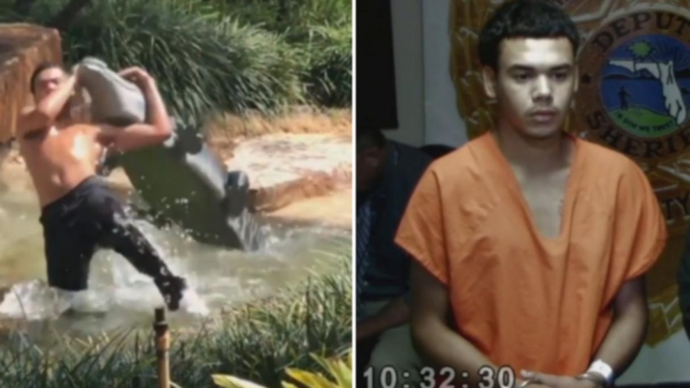 Un joven muestra en Facebook cómo cazar un cocodrilo