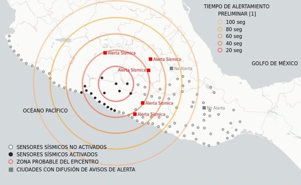Un sismo de 5,1 entre Michoacán y Guerrero saca de la cama a los citadinos en plena madrugada