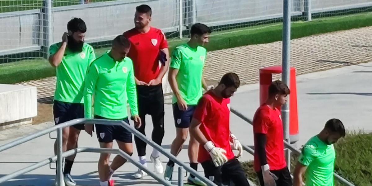 Unai Simón entra y sale en el Athletic