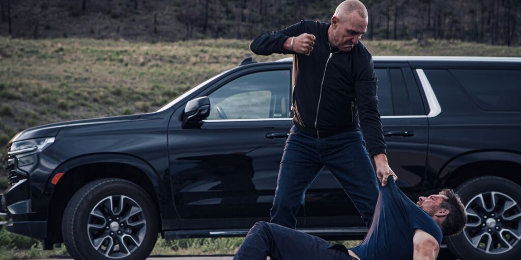 Vinnie Jones quiere a su esposa de vuelta en el tráiler a prueba de balas [EXCLUSIVE]