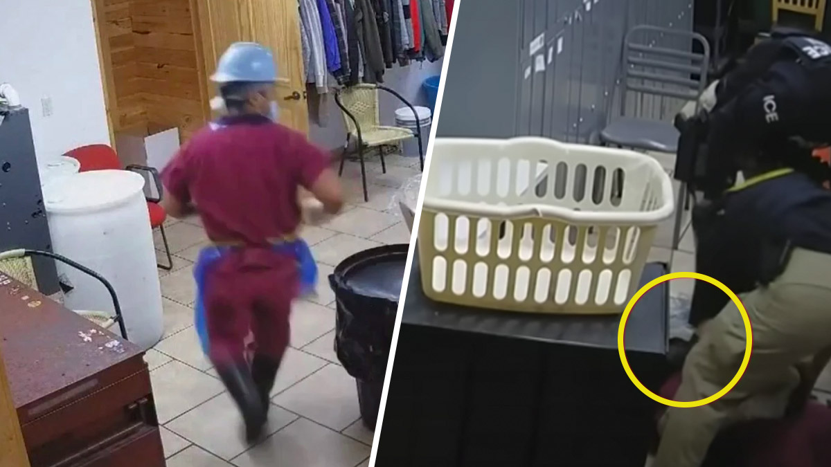 Violenta redada de ICE: agente inmoviliza a migrante poniéndole el pie en el cuello por 25 segundos