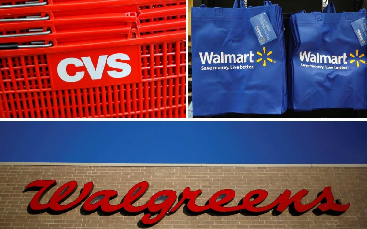 Walmart, CVS y Walgreens deberán pagar 650 millones de dólares por la crisis de opioides
