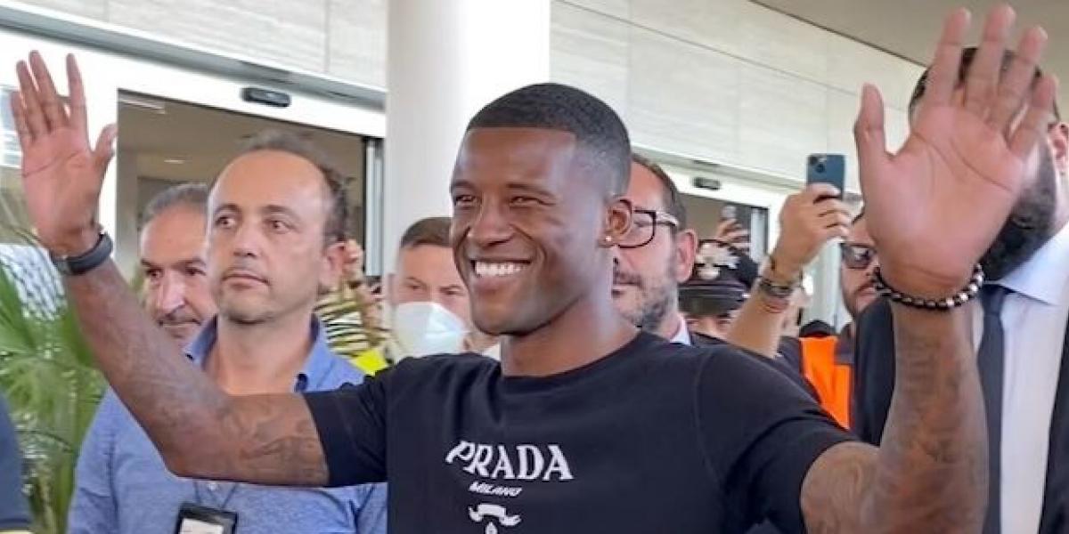 Wijnaldum ya ha aterrizado en Roma