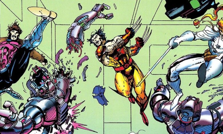 Wolverine y Cyclops destruyen la sala de peligro en Uncanny X-Men Cosplay