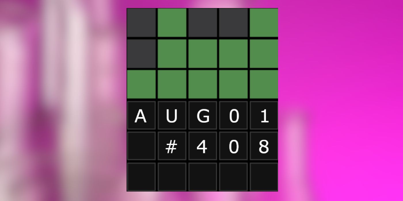 Wordle 408: 1 de agosto de 2022 Sugerencias y respuestas