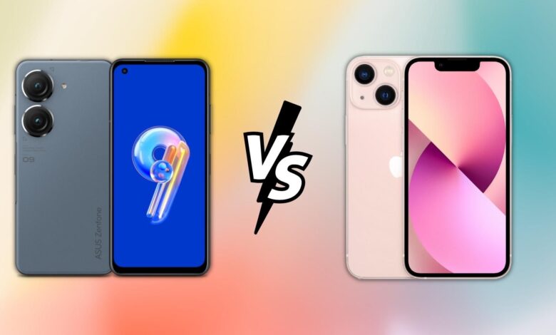 Zenfone 9 vs. iPhone 13 mini: Asus compacto y los buques insignia de Apple comparados