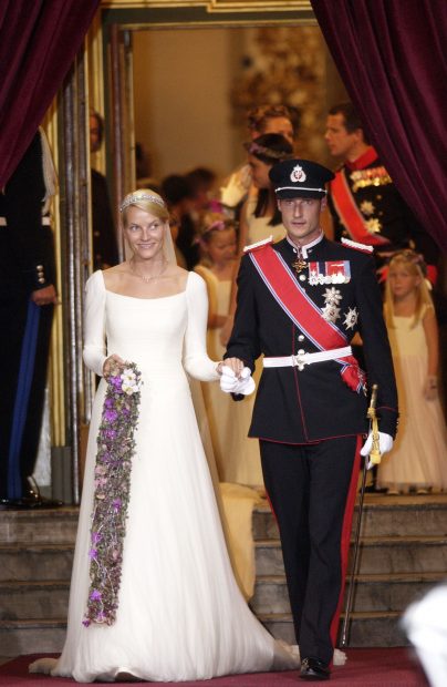 Mette Marit y Haakon de Noruega en su boda / Gtres