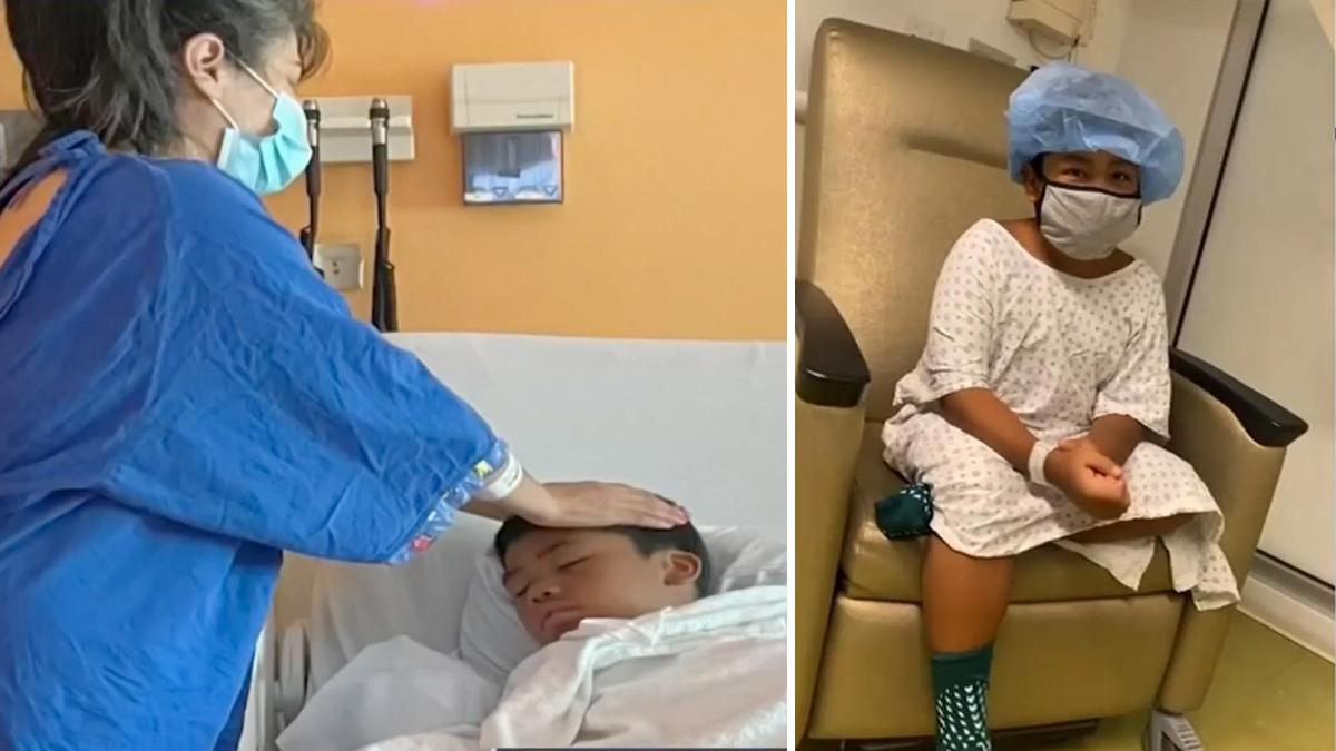 el riñon de su abuelita en Nueva Jersey