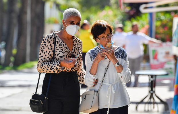 Ana María Aldón con su madre / Gtres