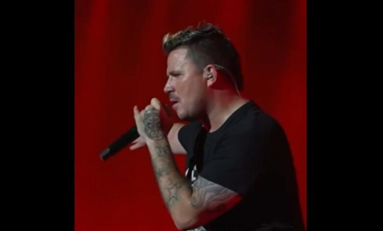 ¡Épico! Dani Martín se cae en mitad del escenario en pleno concierto y reacciona así