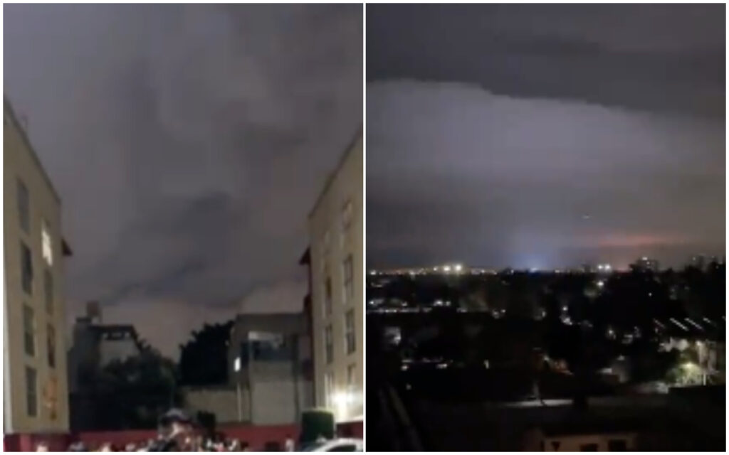 ¿Qué son las luces en el cielo que habitantes de la CDMX vieron durante sismo de 6.9? | Video