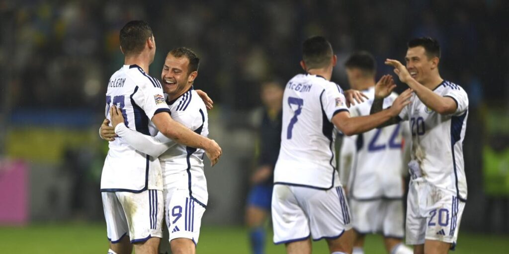 0-0: Escocia frena a Ucrania y sube a la Liga A