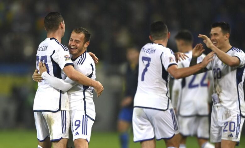 0-0: Escocia frena a Ucrania y sube a la Liga A