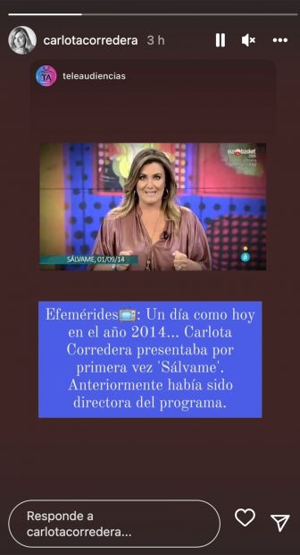 Carlota Corredera / Instagram