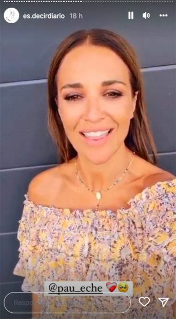 Paula Echevarría se vuelca con la causa de Izan / Instagram @es.decirdiario