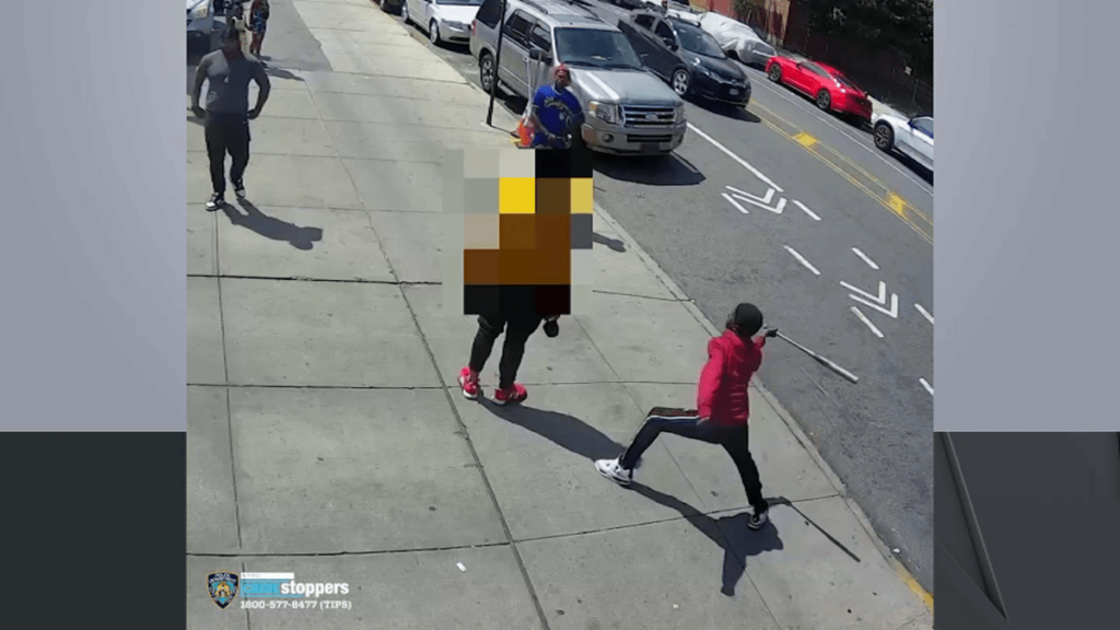 Mujer atacada con bate de béisbol