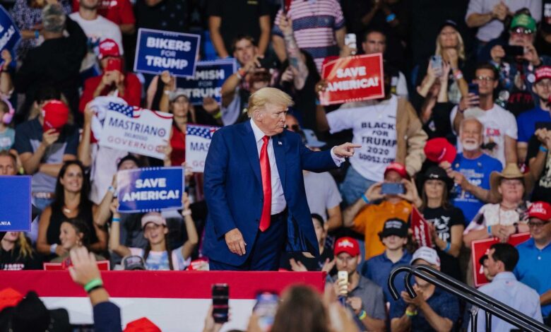 Trump arremete contra Biden y lo llama “enemigo del Estado”; afirma que no podrán silenciarlo