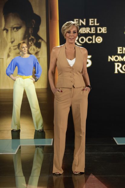 Rocío Carrasco en la presentación de 'En el nombre de Rocío' / Telecinco