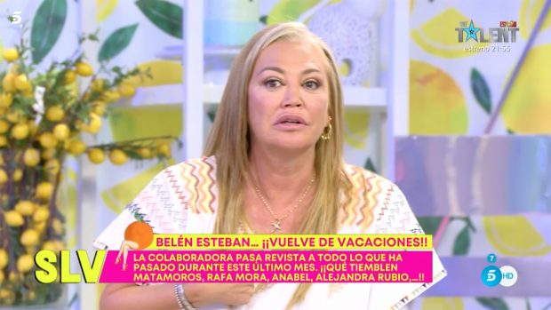 Belén Esteban en 'Sálvame' / Telecinco