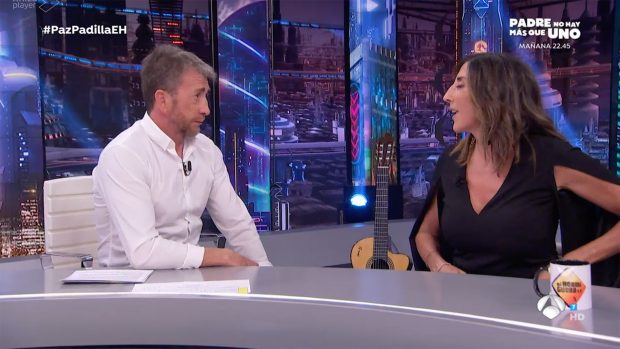 Paz Padilla con Pablo Motos en 'El Hormiguero' / Antena 3