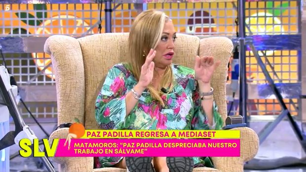 Belén Esteban en 'Sálvame' / Telecinco