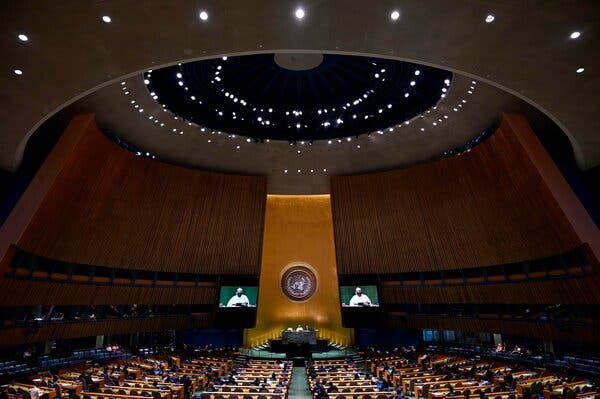The 74th session of the United Nations General Assembly in 2019 was the last time members met in person before the pandemic.
